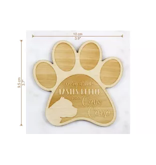 Cane Corso, Chien De Cour Italien - Sous-verre mug, sous-verre gravé avec chien, cadeau pour amoureux des chiens par la marque Art-Dog