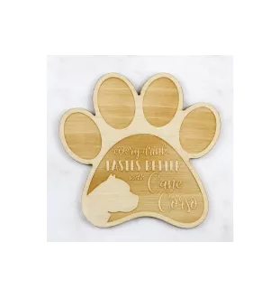 Cane Corso, Italian Cane Corso - Mug coaster, engraved coaster with dog, gift for dog lover by Art-Dog brand