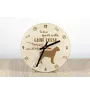 Cane Corso, Italienischer Corso-Hund, Cane di Macellaio - Uhr mit Hund, Holzuhr mit Gravur, personalisierte Uhr von Art-Dog
