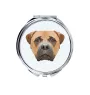Bullmastiff - mirror with a geometric design and the brand name Art-Dog