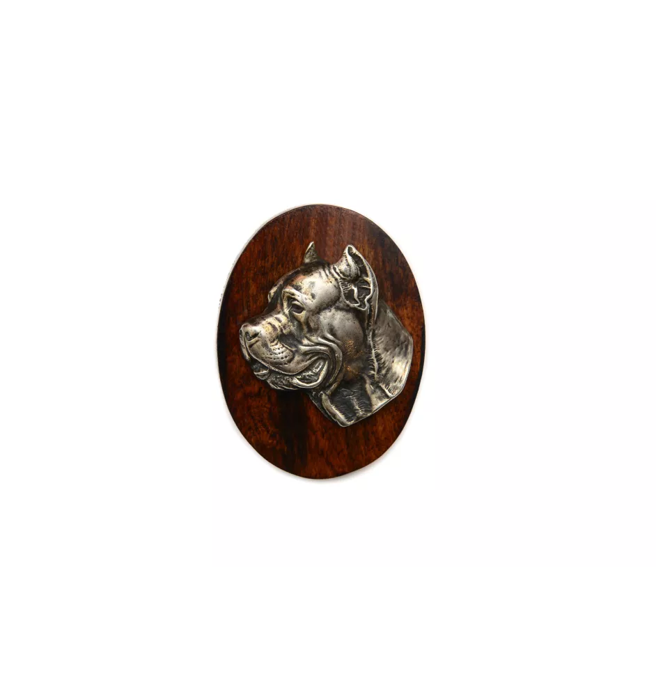 Cane Corso, Italian Cane Corso - Dog show brooch, starter number clip, dog pin by Art-Dog