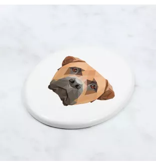 Bullmastiff płytka geometryczna Art-Dog