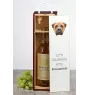 Bullmastiff - une boîte géométrique avec une photo et un texte pour le vin de la marque Art-Dog