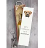 Bullmastiff - une boîte géométrique avec une photo et un texte pour le vin de la marque Art-Dog