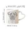 Bullmastiff - Tasse mit Hund, entzückende Tasse mit herzförmigem Henkel, universelles Geschenk der Marke Art-Dog