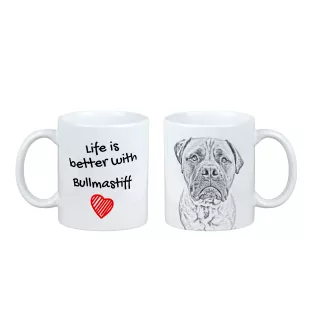 Bullmastiff - Tasse mit Hund, Tasse mit Bild, personalisiertes Geschenk der Marke Art-Dog