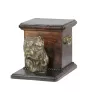 Cane Corso, Italian Cane Corso - urn for dog ashes with a statuette, elegant urn for a dog, unique urn with a bust of a dog by Art-Dog brand