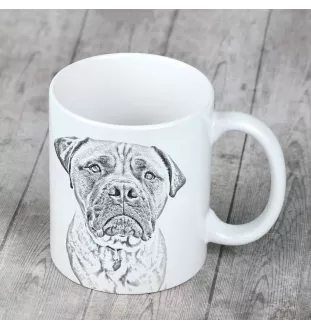 Bullmastiff kubek z psem life is better Art-Dog