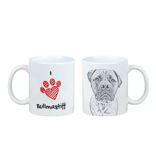 Bullmastiff - Tasse mit Hund, entzückende Tasse mit Grafik, Geschenk mit Ihrem Foto von der Marke Art-Dog