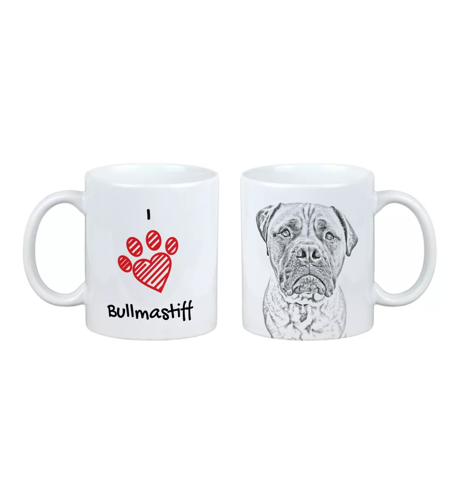 Bullmastiff - Tasse mit Hund, entzückende Tasse mit Grafik, Geschenk mit Ihrem Foto von der Marke Art-Dog