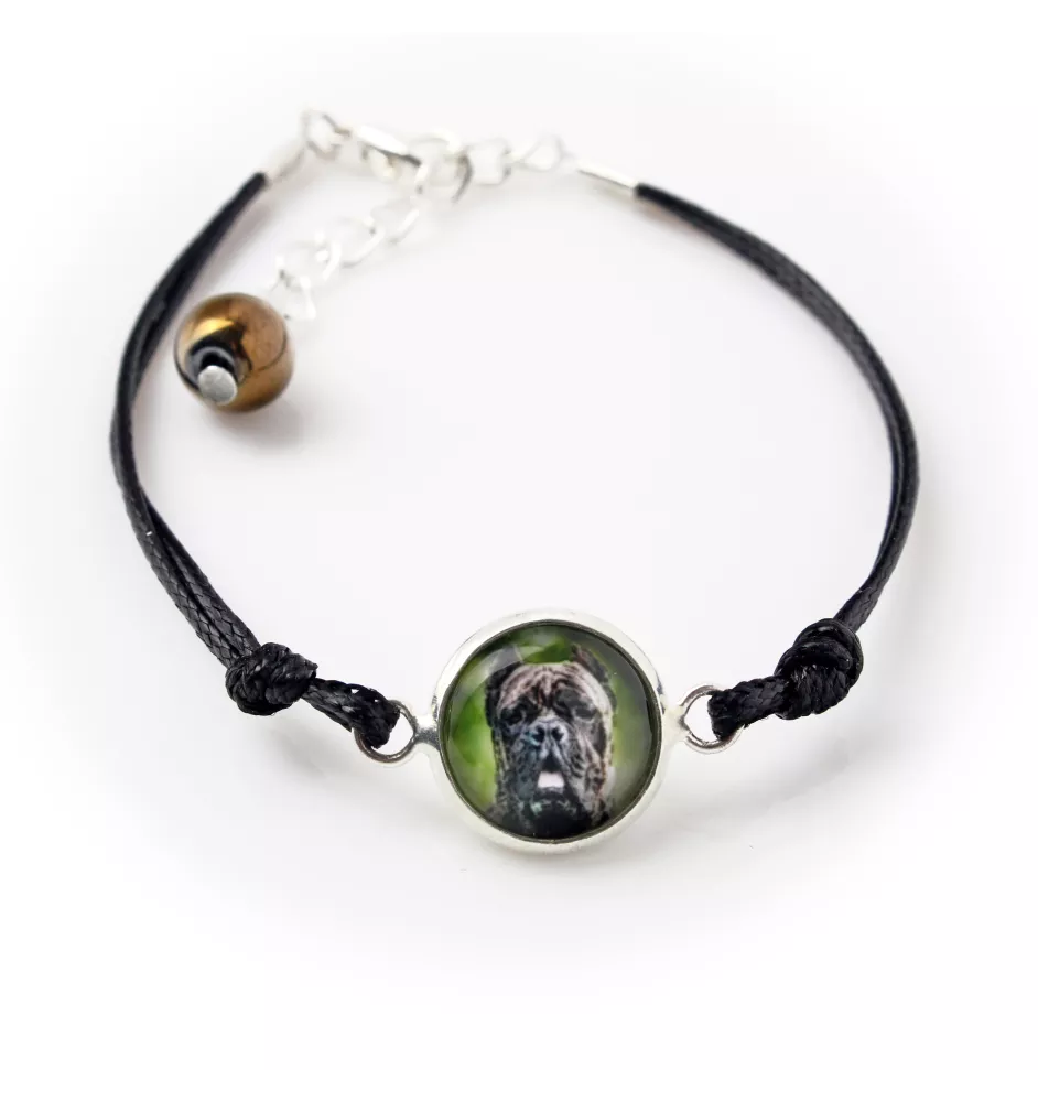 Cane Corso, Italienischer Corso-Hund, Cane di Macellaio - Armband mit Ihrem Foto handgefertigt, einzigartiger Schmuck der Marke Art-Dog