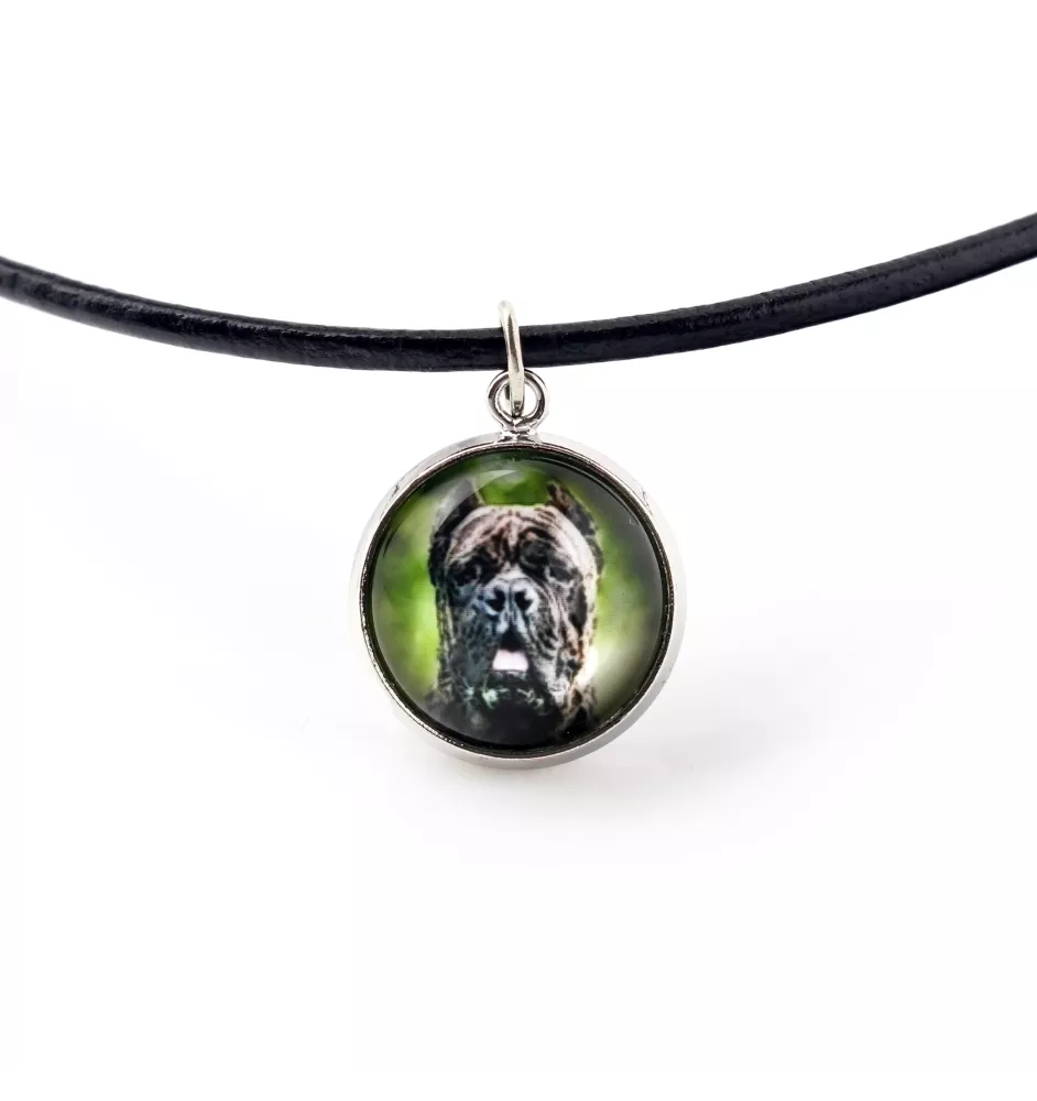 Cane Corso, Chien De Cour Italien - collier pendentif avec votre photo, fait main, bijoux de la marque Art-Dog