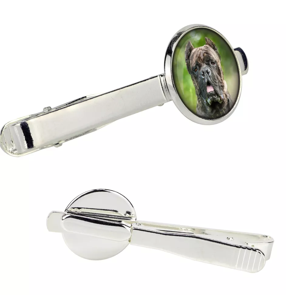 Cane Corso, Italian Cane Corso - tie clip in a box, stylish tie, personalized jewelry from the Art-Dog brand