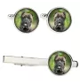 Cane Corso, Chien De Cour Italien - Boutons de manchette et cravate avec votre photo, accessoire de costume, bijoux pour hommes de la marque Art-Dog.