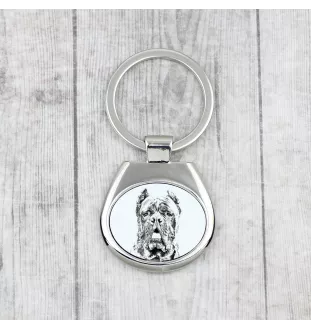 Cane Corso, Italienischer Corso-Hund, Cane di Macellaio - Schlüsselanhänger mit Hund, Anhänger mit Aufdruck, personalisierter Anhänger der Marke Art-Dog