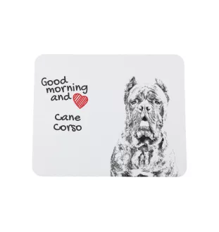 Cane Corso, Chien De Cour Italien - tapis de souris personnalisé avec impression, tapis de souris personnalisé avec chien, accessoire unique pour employé de bureau de la marque Art-Dog