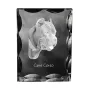 Cane Corso, Italian Cane Corso - crystal with a picture of a dog, glass statuette with a picture, unique frame with a picture from Art-Dog brand