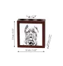 Cane Corso, Italienischer Corso-Hund, Cane di Macellaio - Stifthalter mit Hund, Schreibtischorganizer mit Aufdruck, personalisierte Schreibtischdekoration der Marke Art-Dog