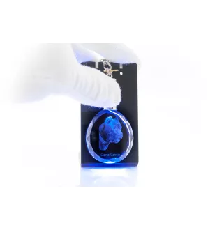 Cane Corso brelok do kluczy owalny z koniem Art-Dog