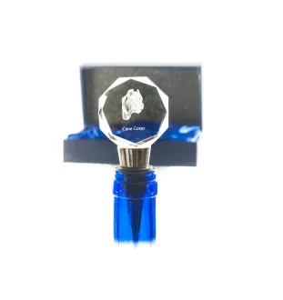 Cane Corso, Italienischer Corso-Hund, Cane di Macellaio - Flaschenverschluss, Weinverschluss aus Kristall mit Foto, personalisiertes Geschenk für Barkeeper der Marke Art-Dog