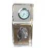 Cane Corso, Chien De Cour Italien - montre en cristal avec photo, photo de chien dans un cristal, horloge de bureau personnalisée de la marque Art-Dog