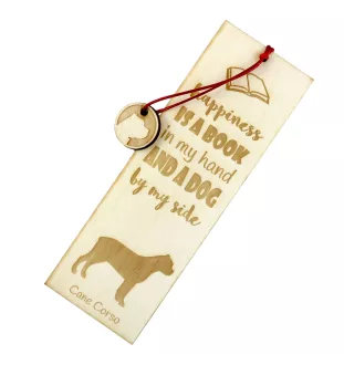 Cane Corso, Chien De Cour Italien - marque-page pour livre avec chien, marque-page personnalisé, accessoire canin pour les lecteurs de la marque Art-Dog