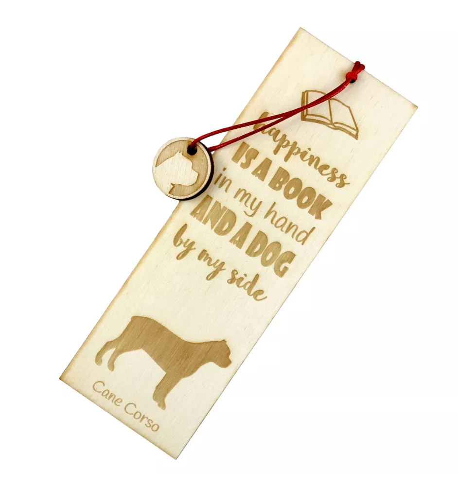 Cane Corso, Chien De Cour Italien - marque-page pour livre avec chien, marque-page personnalisé, accessoire canin pour les lecteurs de la marque Art-Dog