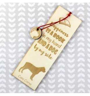 Cane Corso, Italienischer Corso-Hund, Cane di Macellaio - Lesezeichen mit Hund, personalisiertes Lesezeichen, Hundeaccessoire für Leser der Marke Art-Dog