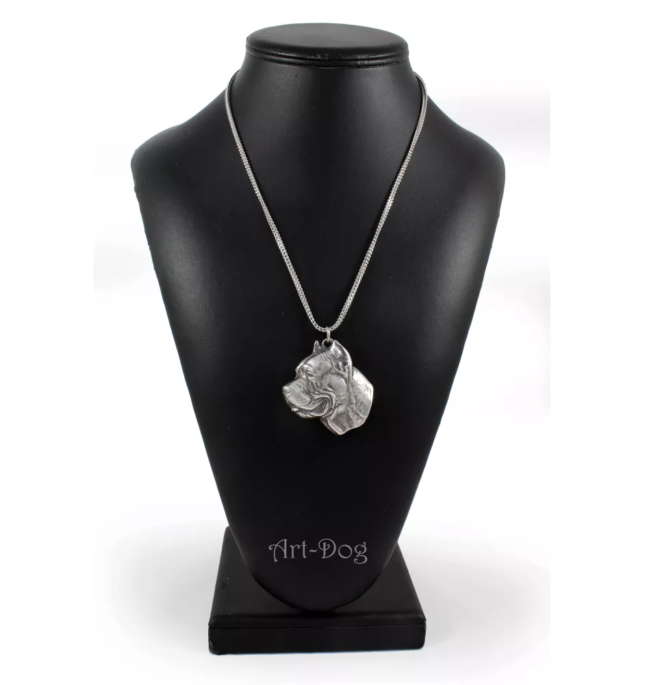 Cane Corso, Italian Cane Corso - necklace with a dog, dog pendant on a silver chain, unique jewelry from the Art-Dog brand