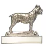 Cane Corso, Italienischer Corso-Hund, Cane di Macellaio - Haustürschild mit Hund, Messingschild mit Namen, personalisiertes Türschild mit Markennamen Art-Dog