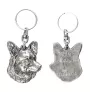 Cardigan Welsh Corgi - Versilberte Hund Anhänger, Handtasche Dekoration, Rucksack-Anhänger von Art-Dog Marke