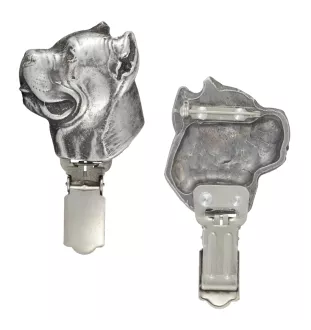 Cane Corso, Chien De Cour Italien - broche avec pince, support pour numéro de départ, épingle argentée pour exposition de chiens de la marque Art-Dog