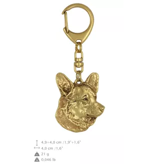 Cardigan Welsh Corgi brelok pozłacany Art-Dog