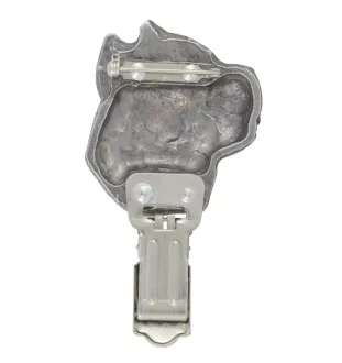 Cane Corso, Chien De Cour Italien - broche avec pince, support pour numéro de départ, épingle argentée pour exposition de chiens de la marque Art-Dog