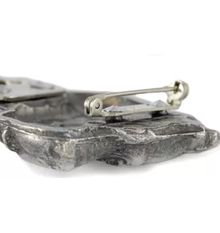 Cane Corso, Chien De Cour Italien - broche avec pince, support pour numéro de départ, épingle argentée pour exposition de chiens de la marque Art-Dog