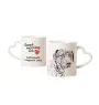 Catahoula Cur - Tasse mit Hund, entzückende Tasse mit herzförmigem Henkel, universelles Geschenk der Marke Art-Dog