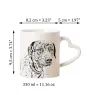 Catahoula Cur - cup with a dog, adorable cup with a heart-shaped handle, universal gift from the Art-Dog brand