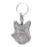 Cardigan Welsh Corgi - Pendentif argenté avec un chien dans une boîte décorative, décoration de sac à main, pendentif de sac à dos par la marque Art-Dog