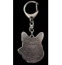 Cardigan Welsh Corgi - Silver-plated key ring with a dog in a gift box, handbag decoration, backpack pendant by Art-Dog brand