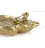Cane Corso, Italian Cane Corso - brooch with a clip, gold-plated holder for a start number, a gift for a dog show by Art-Dog brand.
