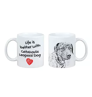 Catahoula Cur - Tasse mit Hund, Tasse mit Bild, personalisiertes Geschenk der Marke Art-Dog