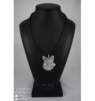 Cardigan Welsh Corgi - collier avec un chien, pendentif en plaqué argent pour les fans de chiens, bijoux uniques de la marque Art-Dog