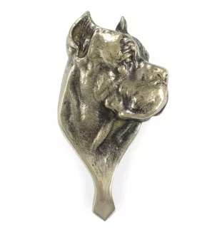 Cane Corso, Chien De Cour Italien - heurtoir de porte en forme de tête de chien, heurtoir en laiton, décoration rétro de porte de la marque Art-Dog