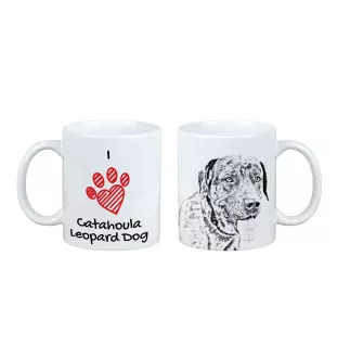 Catahoula Cur - tasse avec chien, une tasse adorable avec une illustration, un cadeau avec votre photo de la marque Art-Dog