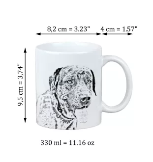 Catahoula Cur - tasse avec chien, une tasse adorable avec une illustration, un cadeau avec votre photo de la marque Art-Dog