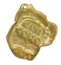 Cane Corso, Italian Cane Corso - keychain and necklace with a dog in a box, high-quality gold-plated product, Art-Dog brand