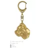 Cane Corso, Italian Cane Corso - keychain and necklace with a dog in a box, high-quality gold-plated product, Art-Dog brand