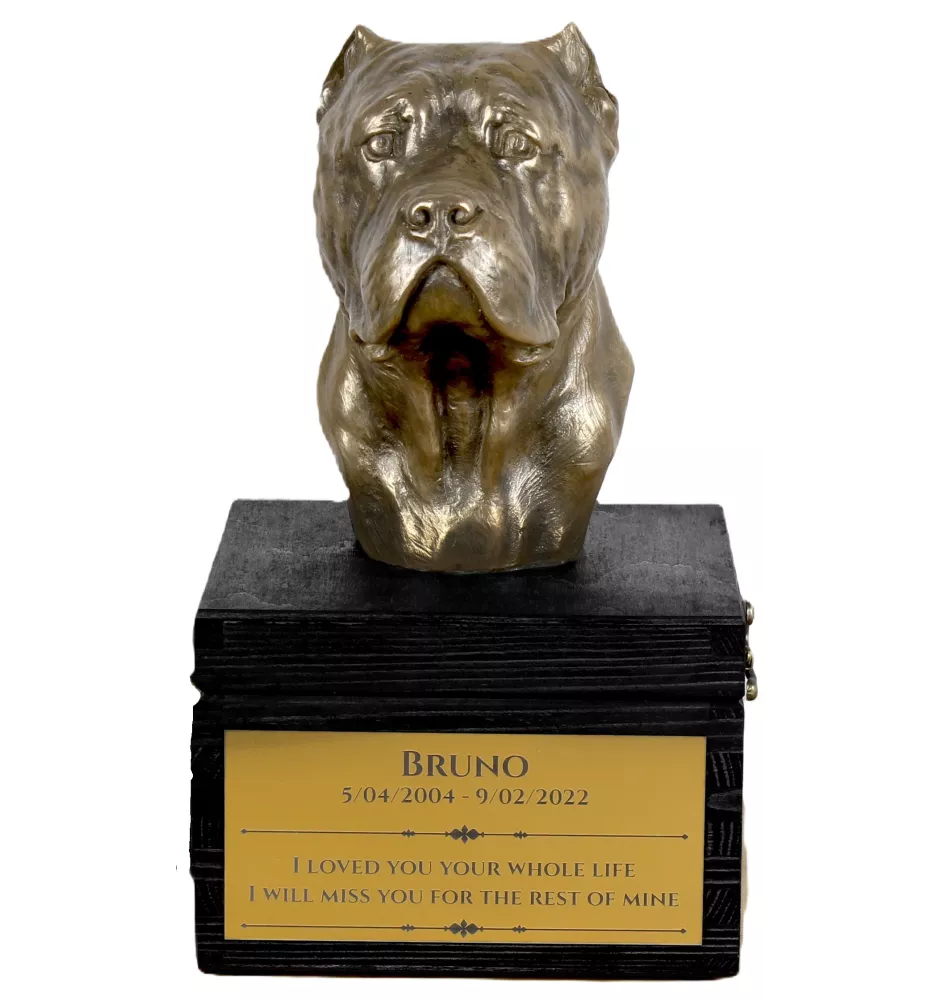 Cane Corso urny na pudełku czarne Art-Dog