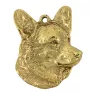 Cardigan Welsh Corgi - Dog necklace, gold-plated pendant for dog fan, unique jewellery by Art-Dog brand