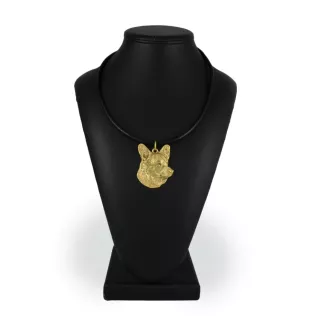 Cardigan Welsh Corgi - Hundehalsband, vergoldeter Anhänger für Hundefans, einzigartiger Schmuck der Marke Art-Dog